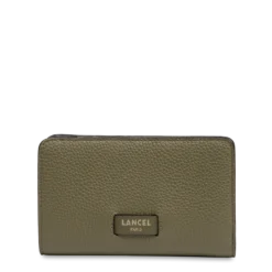 Femme Lancel Portefeuille rectangulaire compact zippé