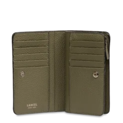 Femme Lancel Portefeuille rectangulaire compact zippé