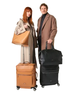 Femme Lancel Valise cabine 4 roues